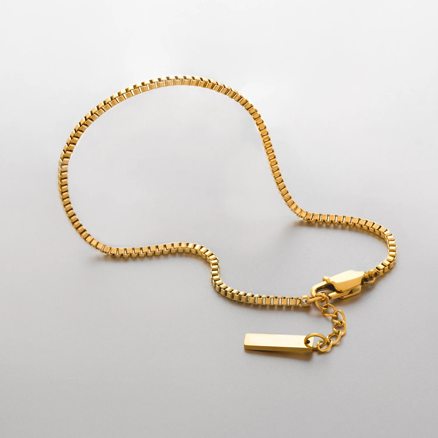 Box Link Bracelet - Gold / Silver