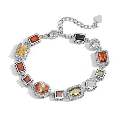 Gemstone Bracelet – Gold / Silver