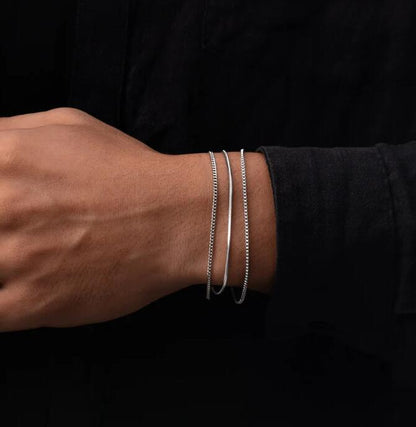 Square Link Bracelet - Gold/Silver