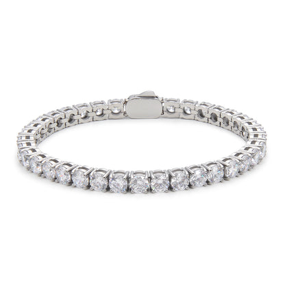 Classic Tennis Bracelet – Gold / Silver (21 cm)