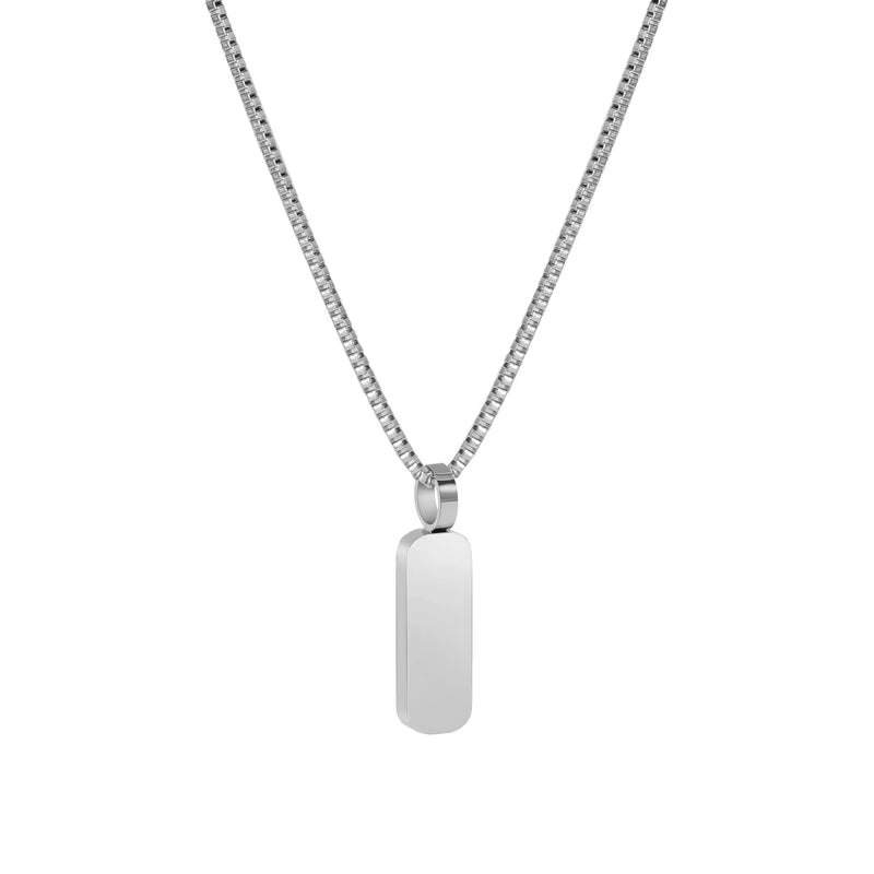 Curb Pendant Necklace – Gold / Silver